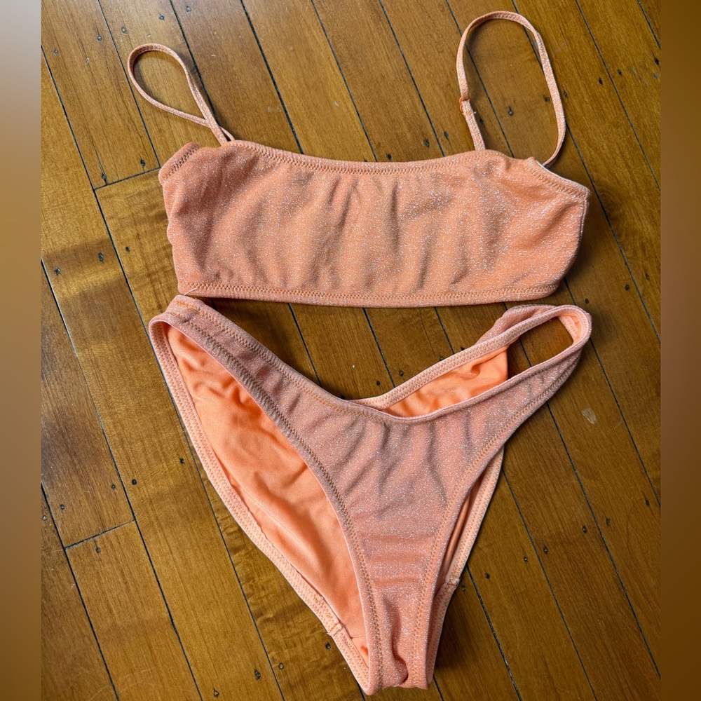 Triangl Swimwear Sparkle Orange Bikini
